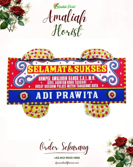 Papan Bunga Ucapan Selamat Bruwa